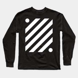 Diagonal Line Long Sleeve T-Shirt